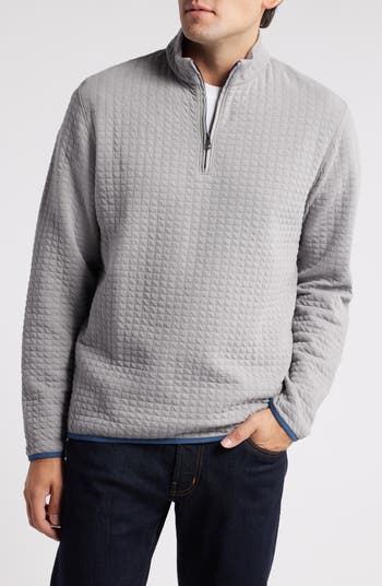 Peter Millar Quad Quilted Quarter Zip | Nordstrom