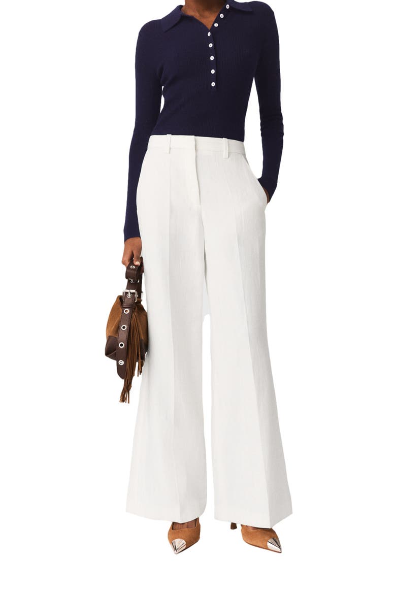 Suit trousers, Alternate, color, White