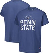 LEAGUE COLLEGIATE WEAR Women's League Collegiate Wear Navy Penn State Nittany Lions Slub Rolled Cuff T-Shirt