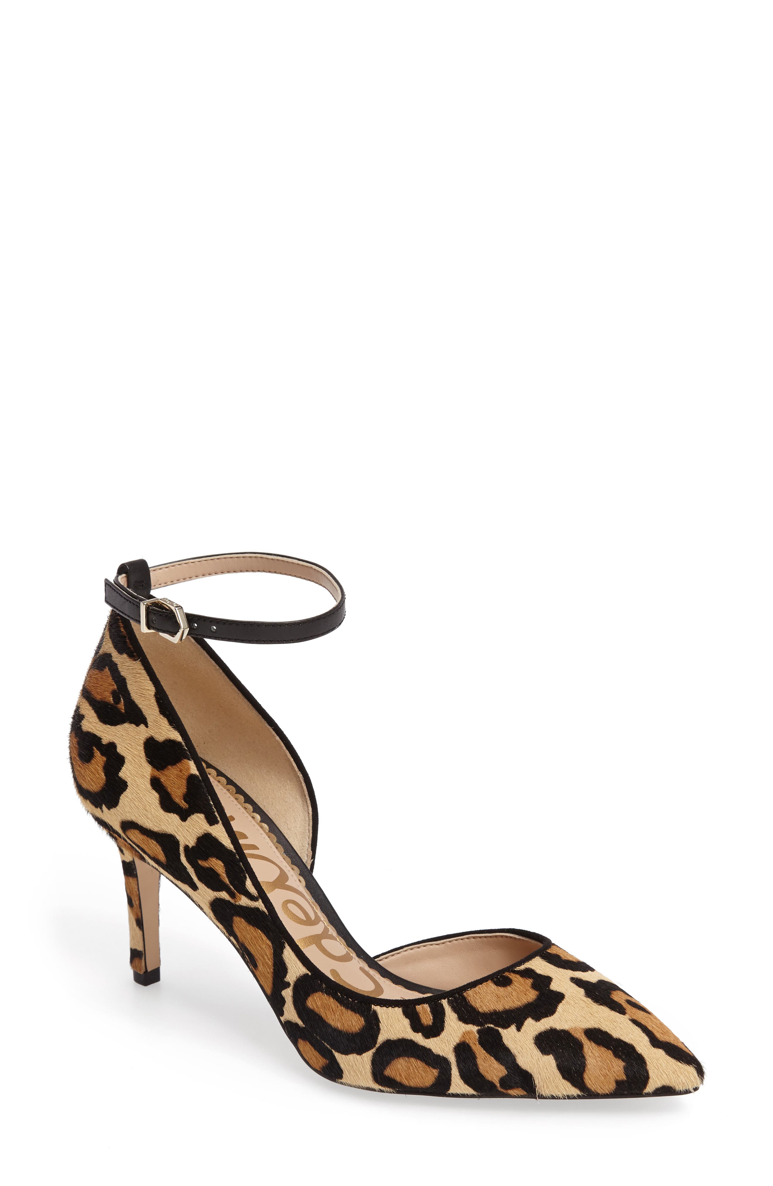 Tia Genuine Calf Hair Pump, Main, color, NEW NUDE LEOPARD CALF