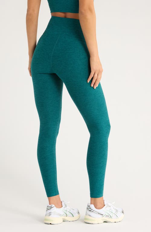 Zella Renew Mélange High Waist Leggings In Green