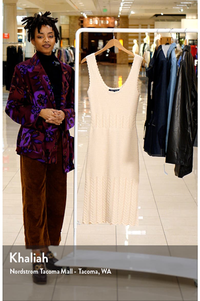 Nellis Sleeveless Cotton Sweater Dress video
