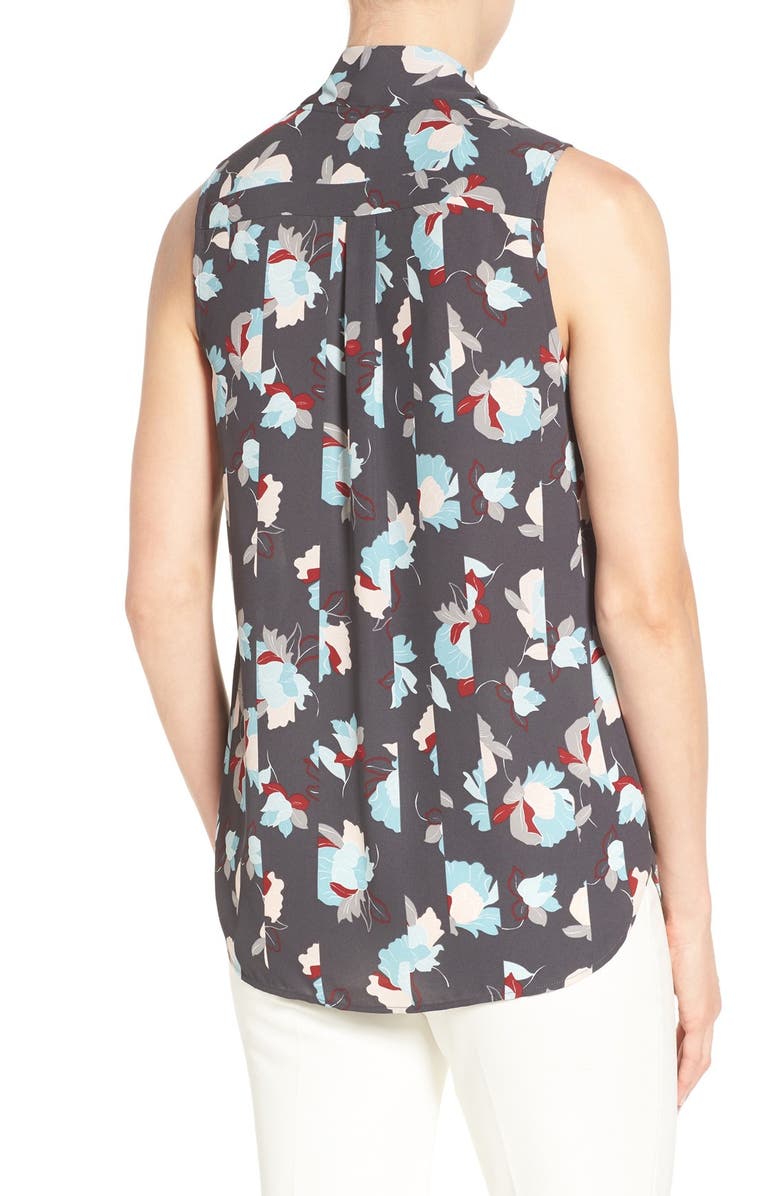 Halogen<sup>®</sup> Tie Neck Sleeveless Blouse, Alternate, color, 