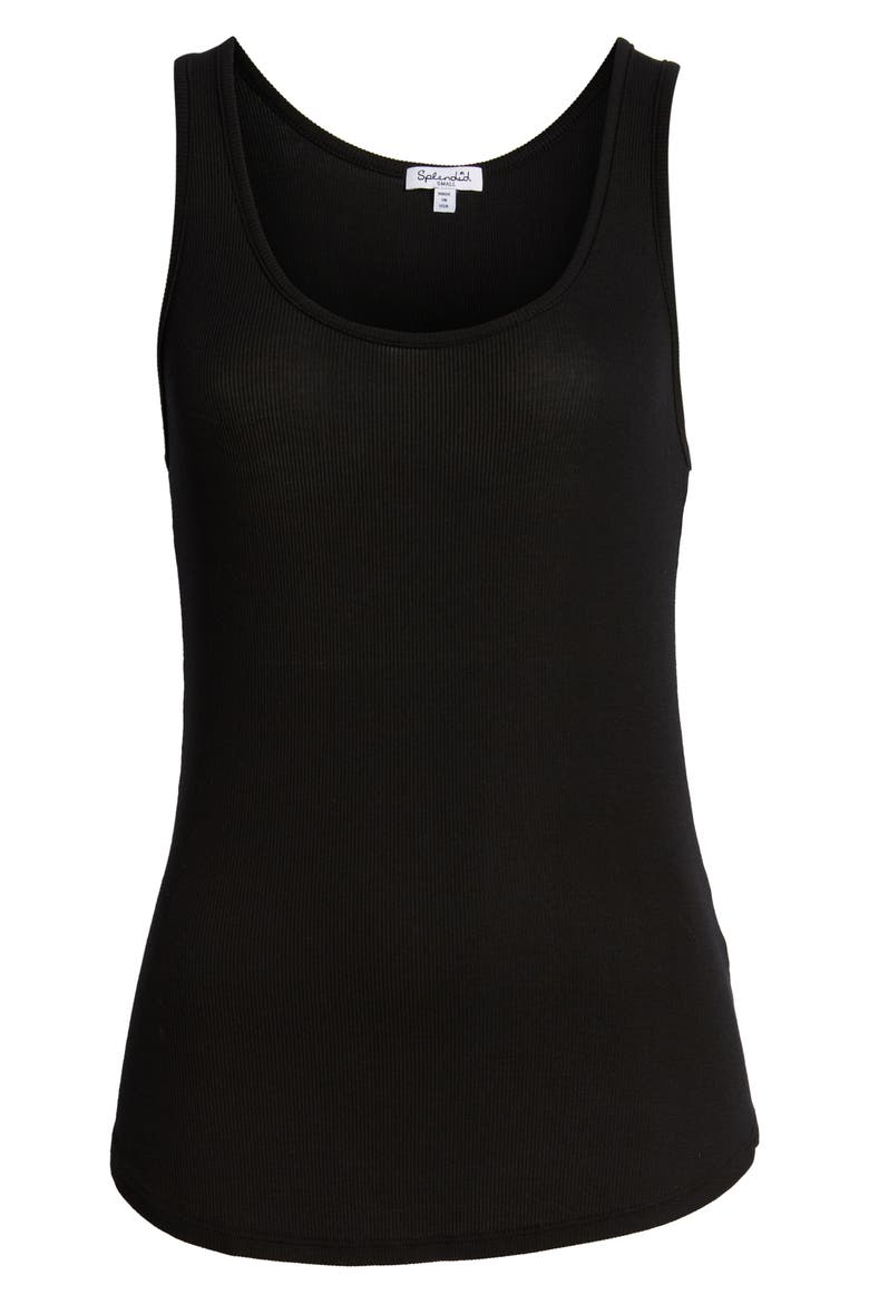 Zuma Scoop Tank, Alternate, color, BLACK