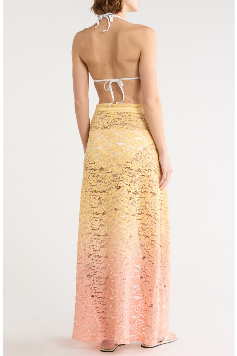 Clay Lace Wrap Cover-Up Skirt, Alternate, color, LIGHT PASTELYELLOW