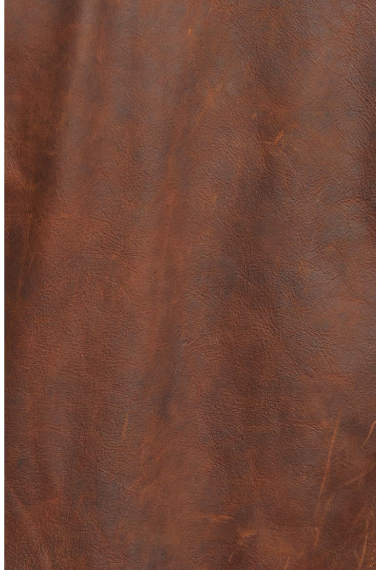 Leather Mechanics Jacket, Alternate, color, BROWN