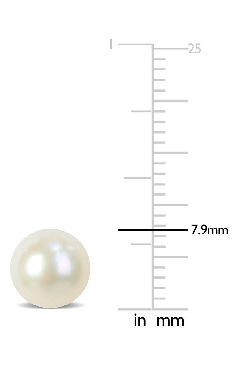 DELMAR 14K Yellow Gold Cultured Pearl Stud Earrings, Alternate, color,