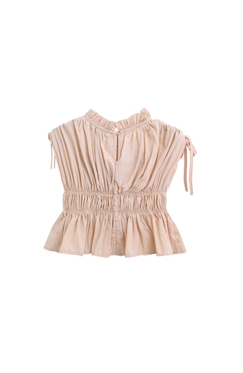 Mimi Tutu Beige Ruffle Bow Outfit Set, Alternate, color, Beige