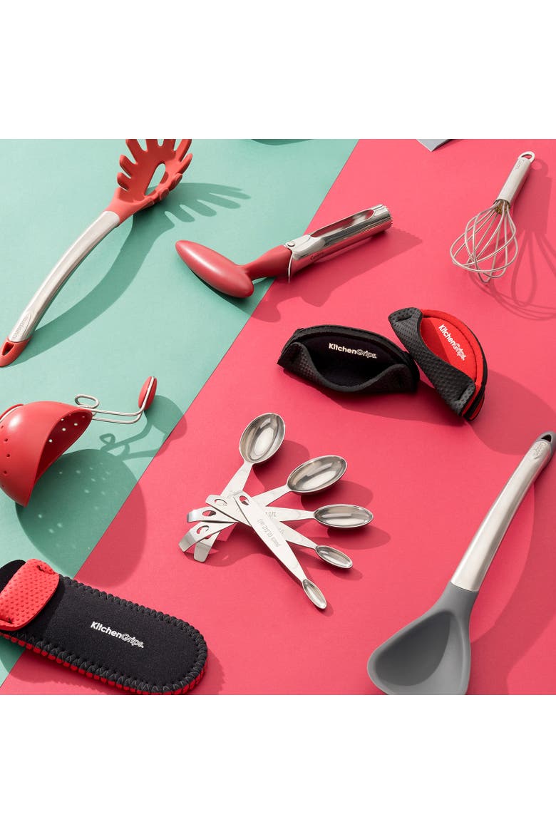 Stainless Steel Odd Size Measuring Spoons, 5 Piece Set, Alternate, color, Silver