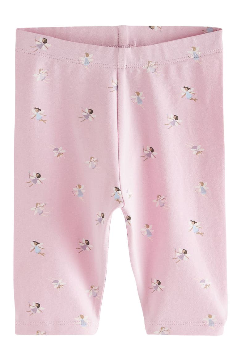 Kids' Print Stretch Cotton Crop Legging, Main, color, PINK