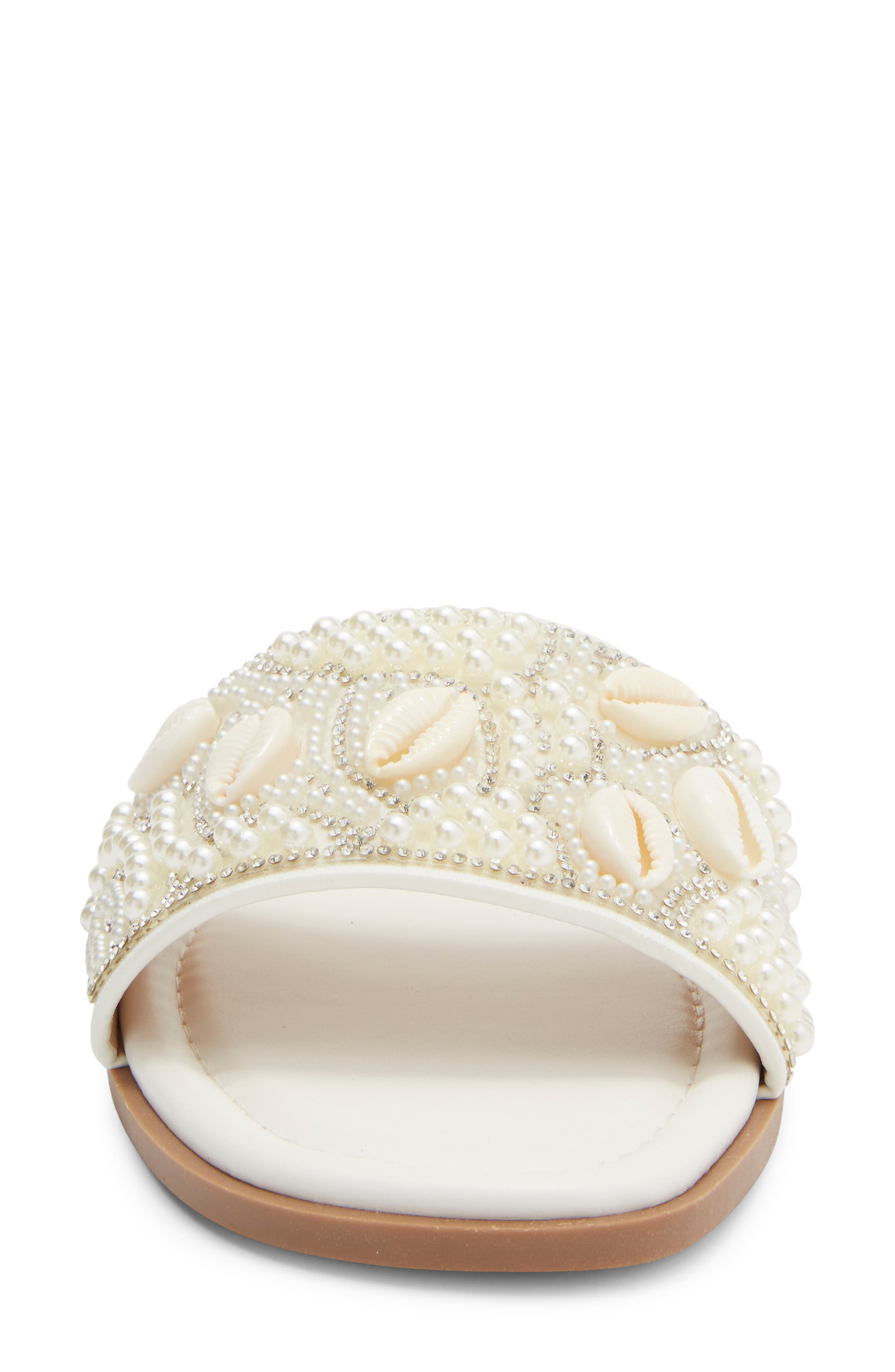 Rola Slide Sandal, Alternate, color, WHITE