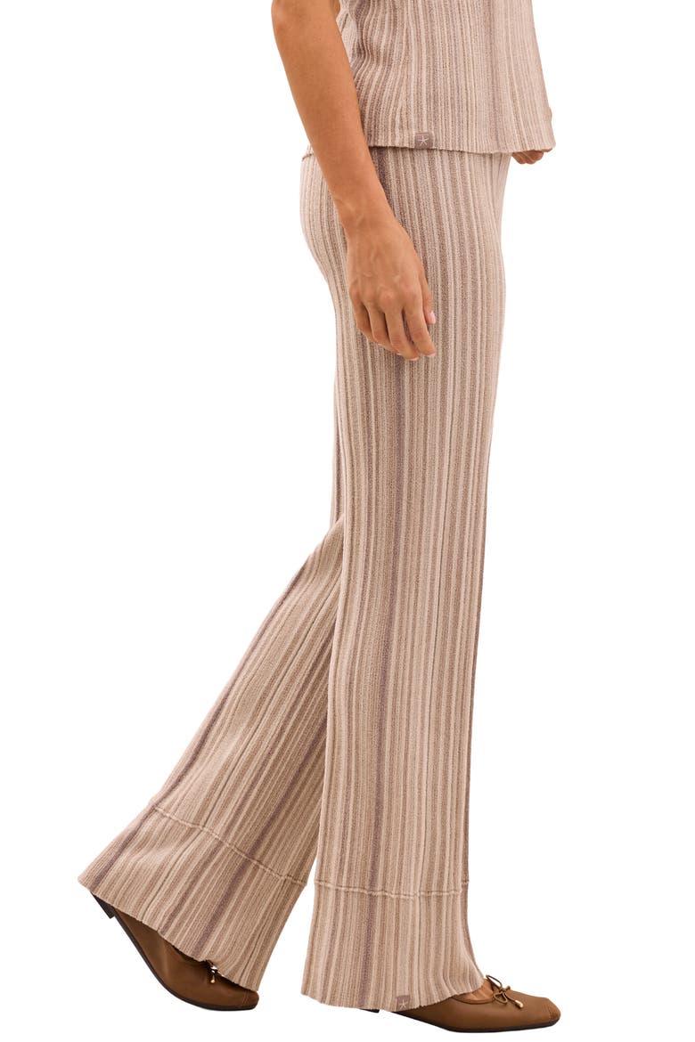 CozyChic® Ultra Lite® Rib Ankle Pants, Alternate, color, TAUPE MULTI