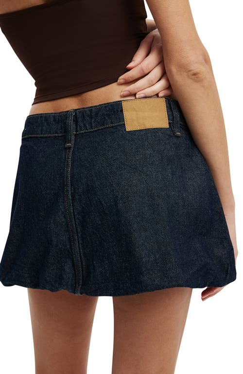 Cotton On Bubble Denim Skirt In Blue