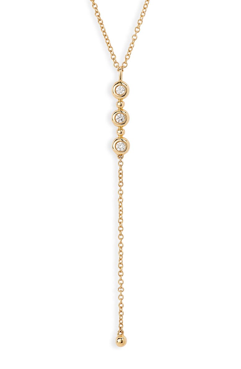 Bony Levy Monaco Diamond Y-Necklace, Main, color,