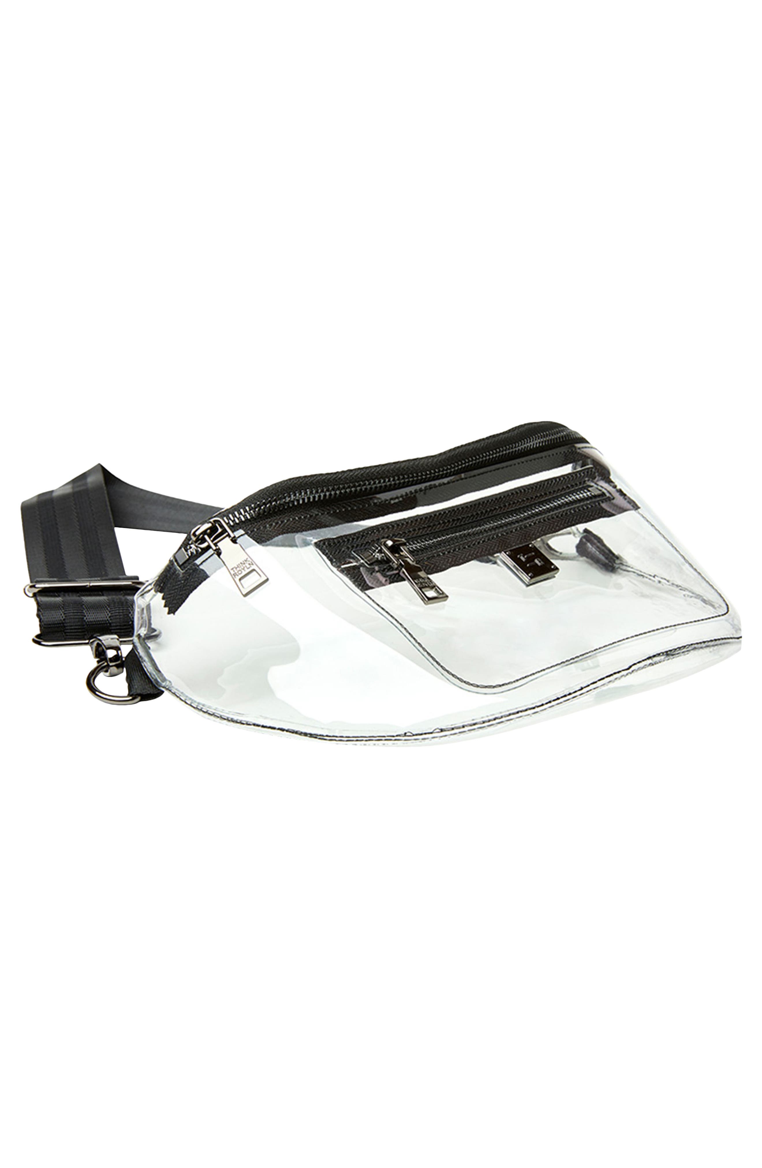 THINK ROYLN Clear Stadium Belt Bag, Alternate, color, 