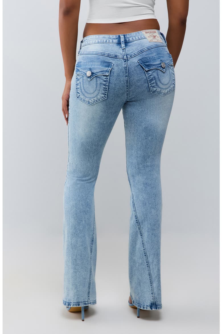 Joey Button Front Flap Flare Jeans, Alternate, color, LIGHT GLACIAL PARK WASH