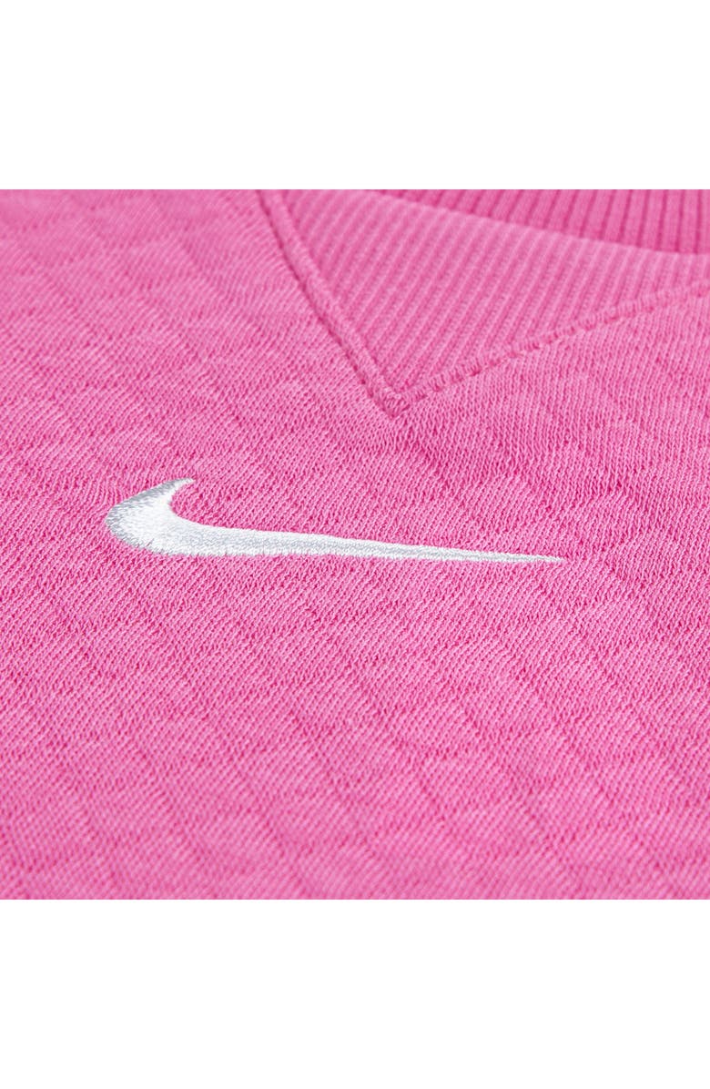 Nike Diamond Jacquard Pullover & Flare Leggings Set, Alternate, color, Playful Pink