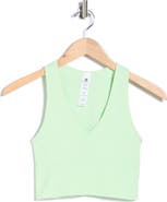 90 DEGREE BY REFLEX Rib Seamless Highline V-Neck Tank