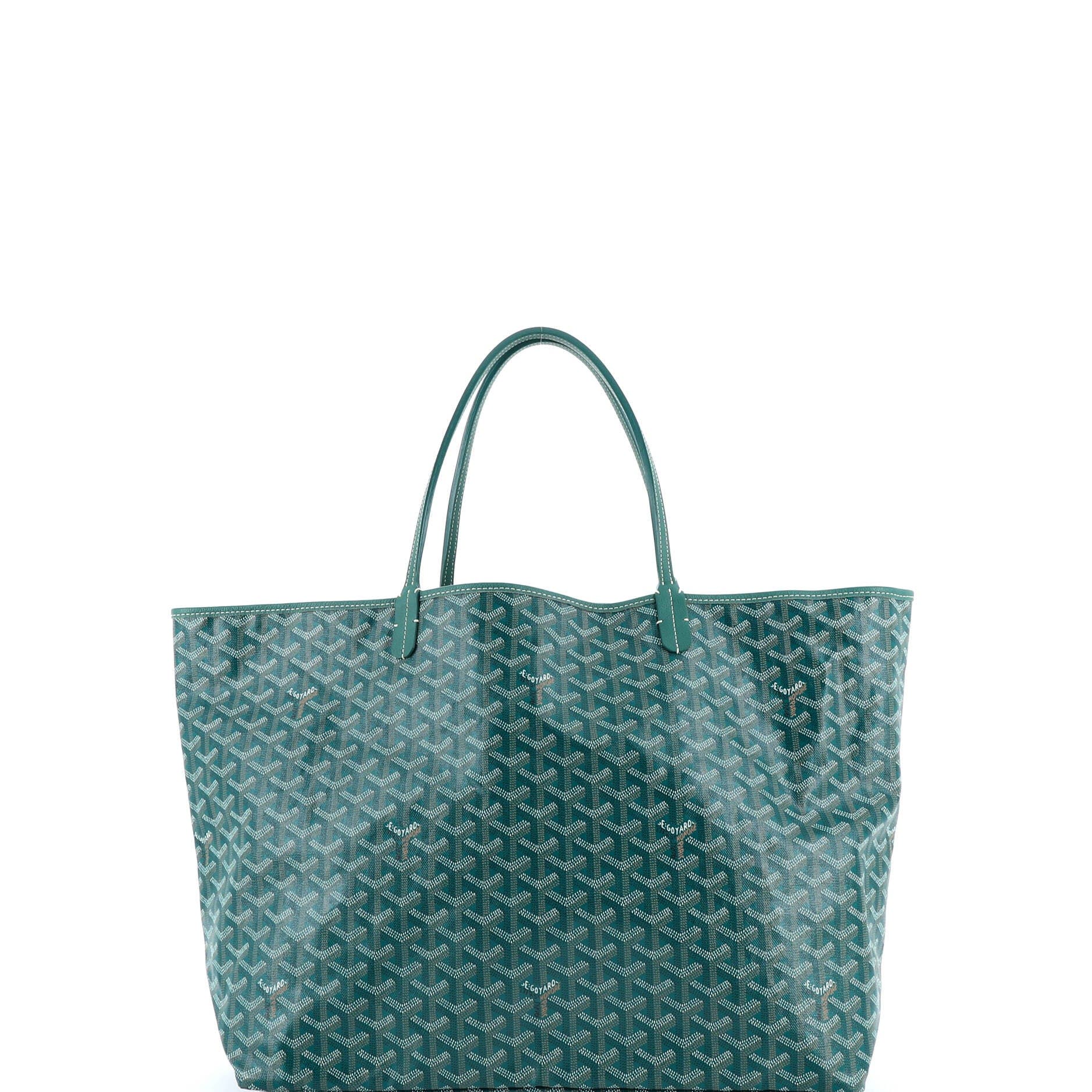 Pre-Owned Goyard Saint Louis Tote Coated Canvas GM, Alternate, color, Green
