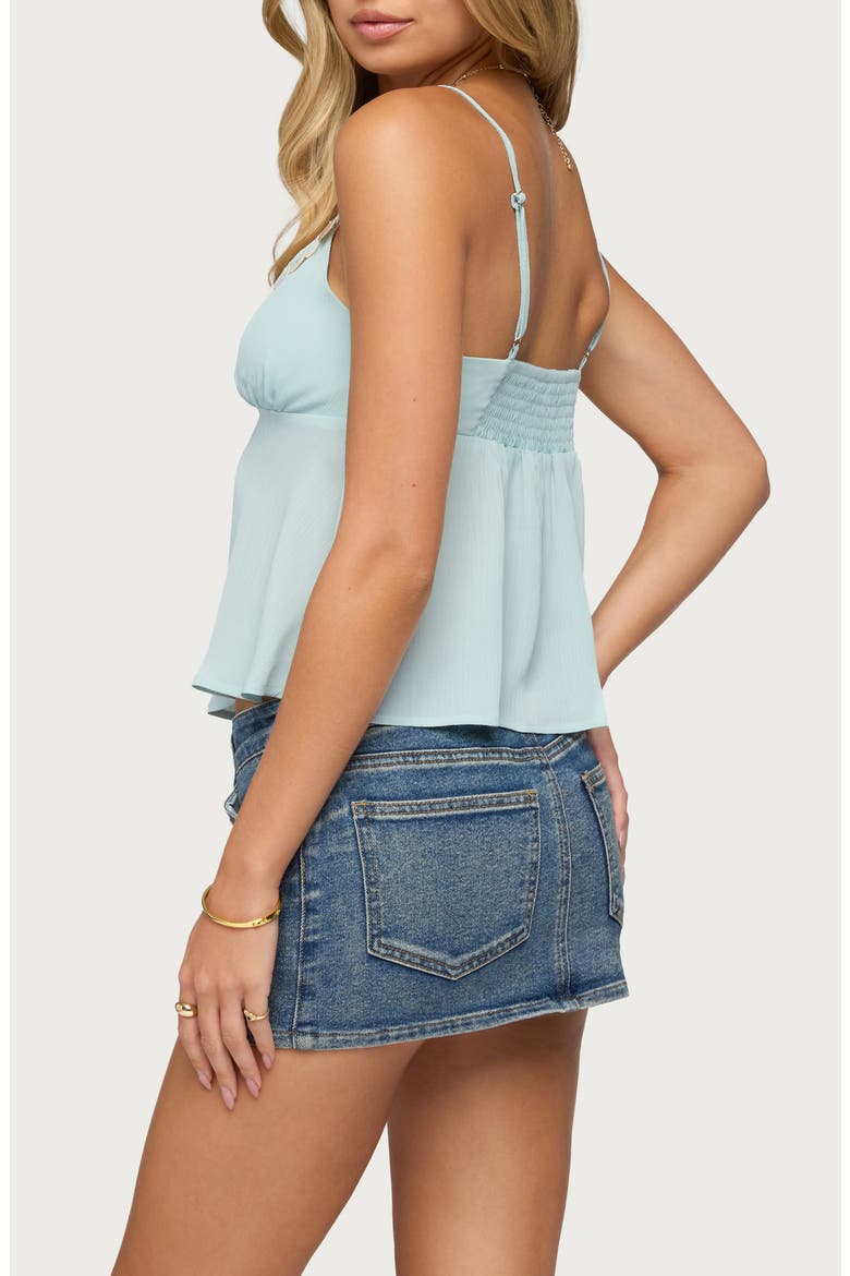 Willah Coastal Charm Babydoll Top, Alternate, color, LIGHT-BLUE