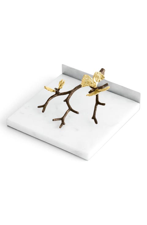 Butterfly Ginkgo Dinner Napkin Holder