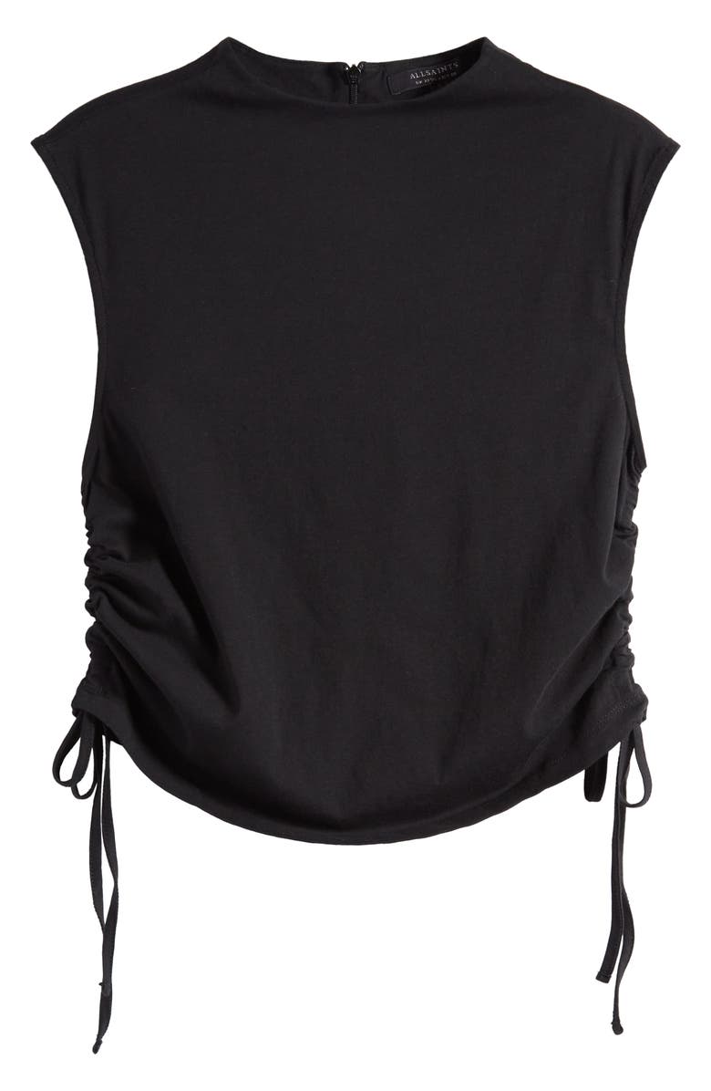 AllSaints Beta Funnel Neck Organic Cotton Tank Top, Main, color, 