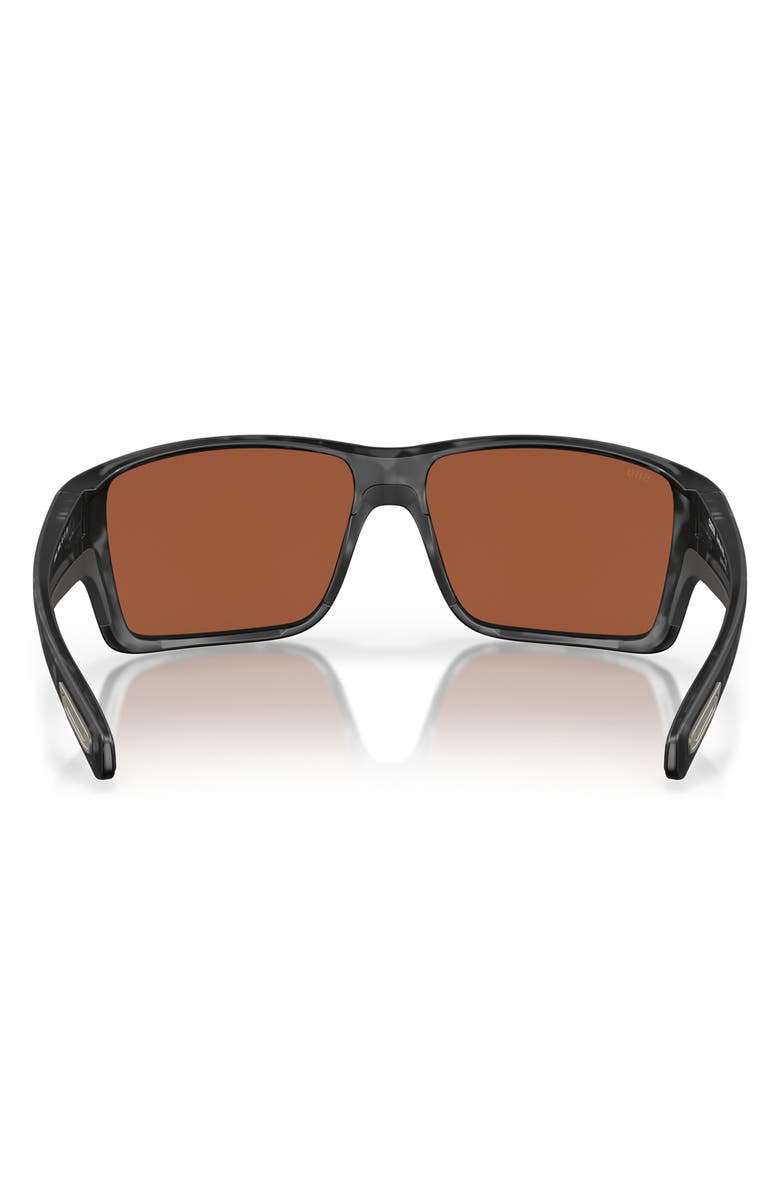 Costa Del Mar Reefton Pro 65mm Polarized Rectangular Sunglasses, Alternate, color,