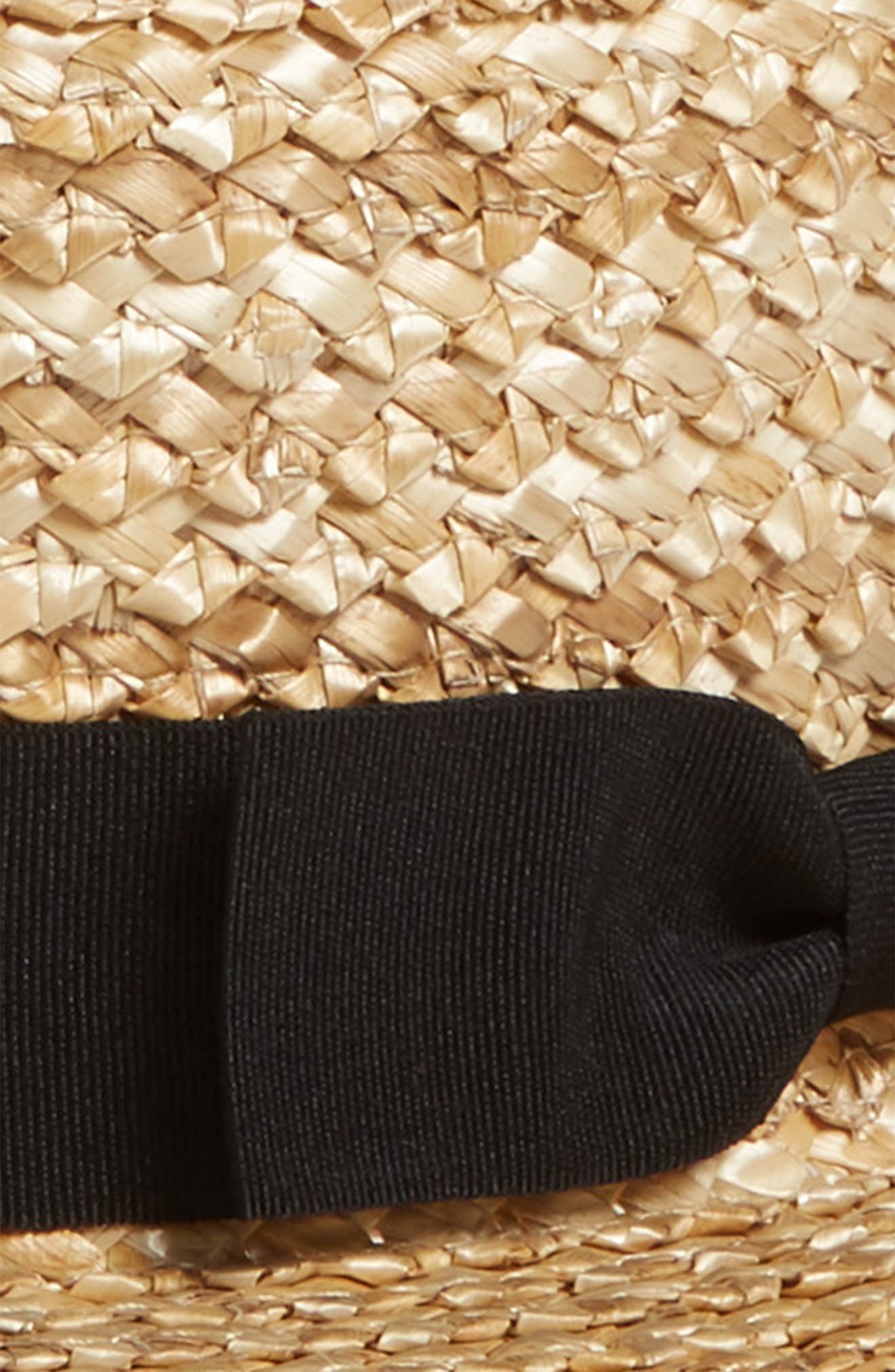 Kitsch Ribbon Straw Boater Hat (Women) | Nordstrom