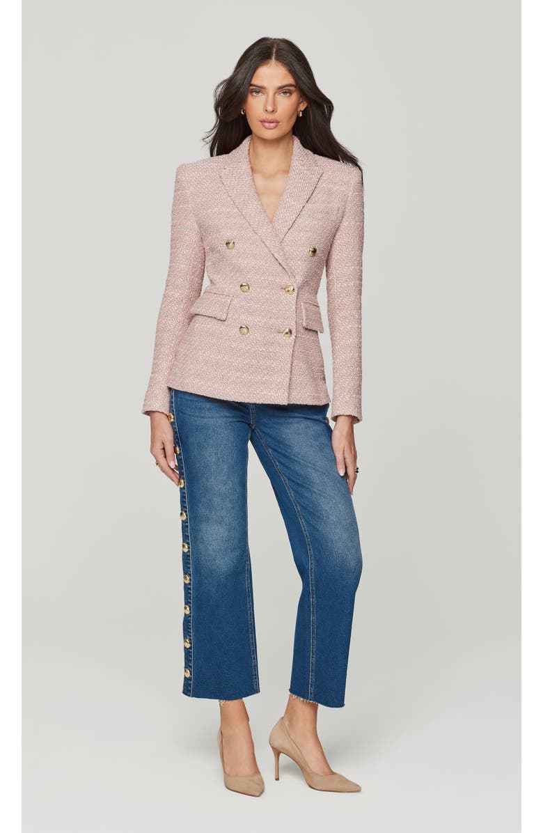 Generation Love Arielle Tweed Blazer, Alternate, color, Pink