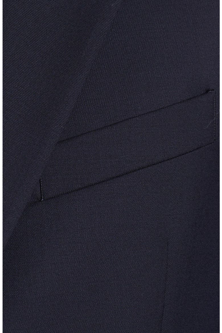 Solid Wool Blazer, Alternate, color, NAVY