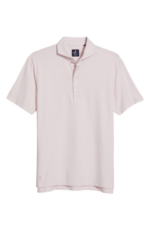 Johnnie-o Idris Top Shelf Heathered Polo In Rose