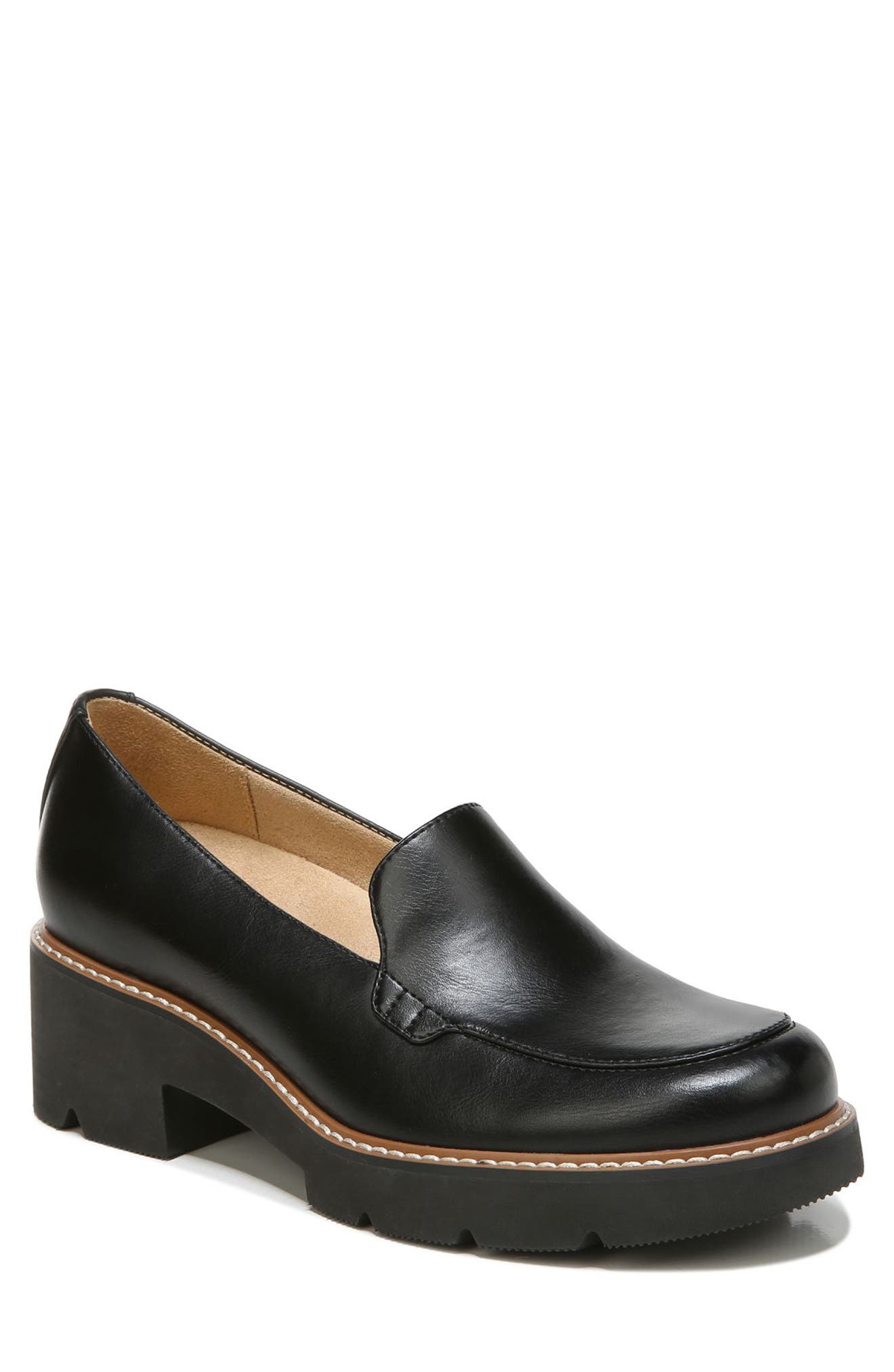 Naturalizer Cabaret Platform Lug Sole Loafer - Wide Width Available, Main, color, 