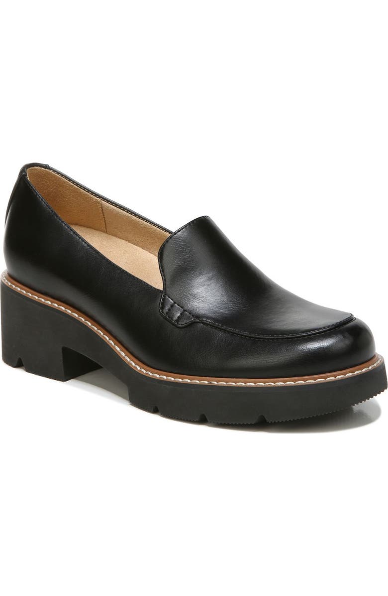 Naturalizer Cabaret Platform Lug Sole Loafer - Wide Width Available, Main, color,