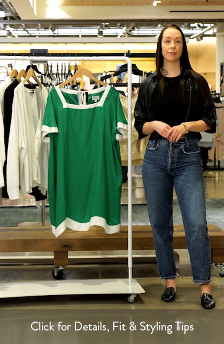 Gizelle Scallop Shift Minidress, sales video thumbnail