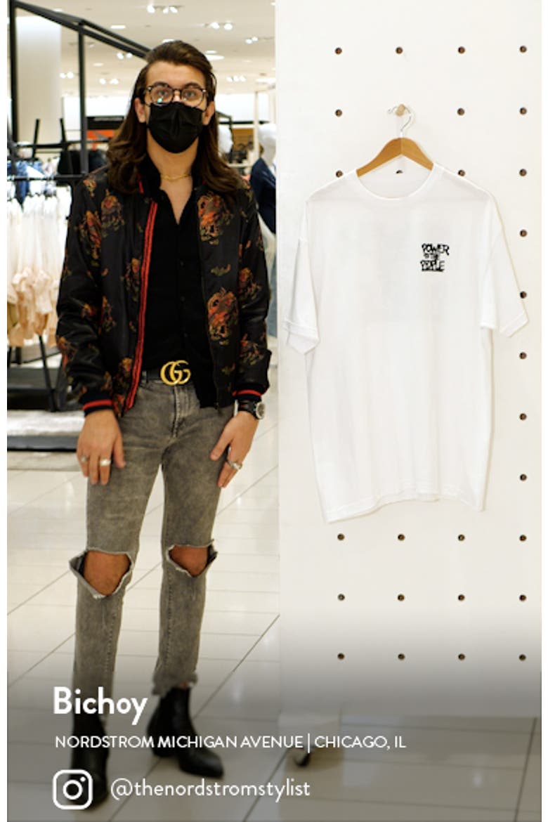 Power to the People Cotton Graphic Tee (Nordstrom Exclusive) video