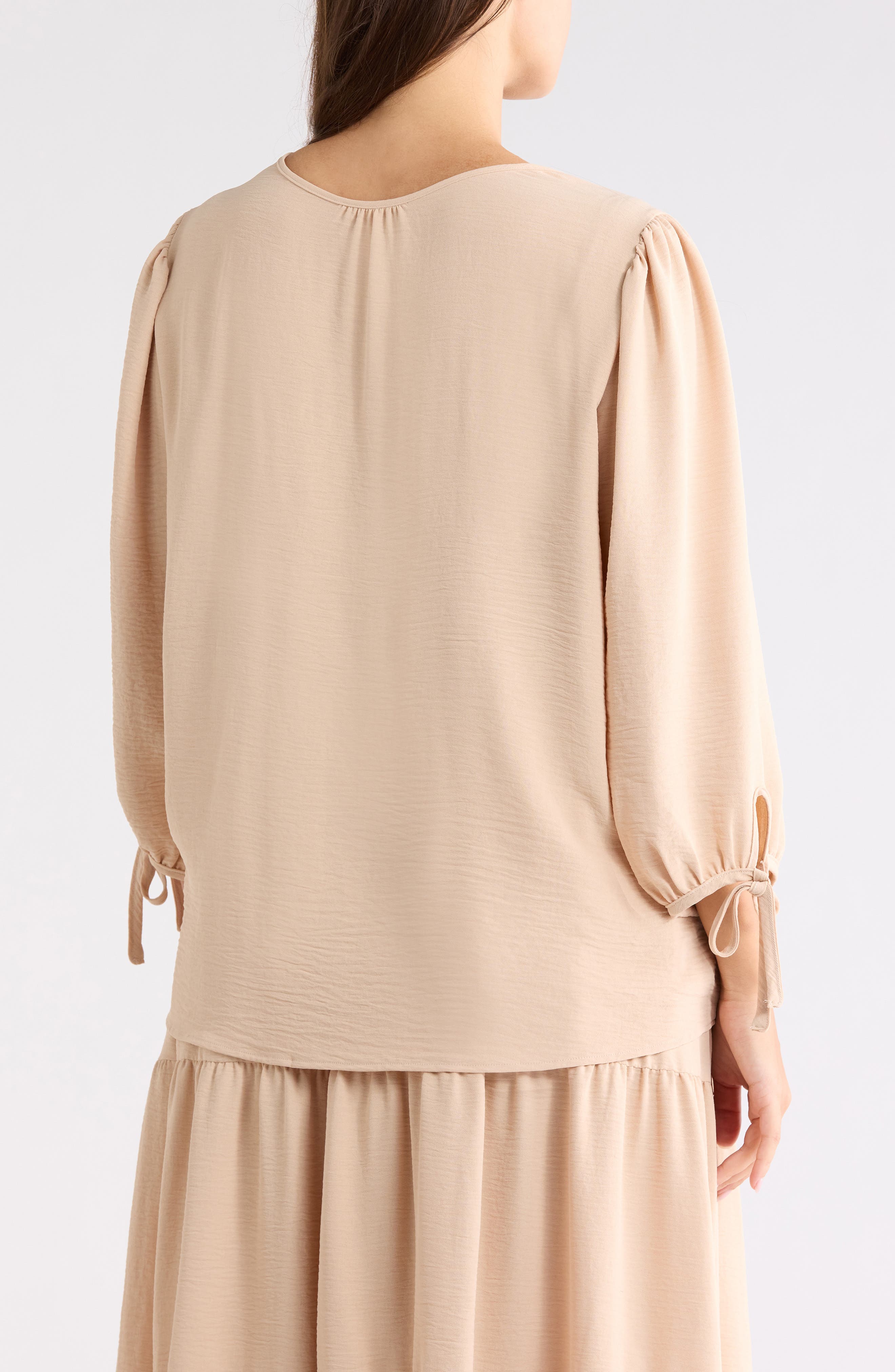 V-Neck Long Sleeve Top - image 4