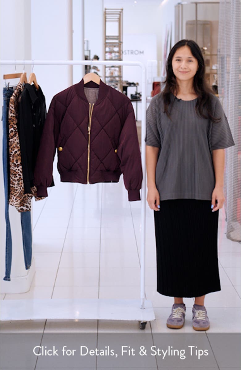 Violeta Reversible Bomber Jacket, sales video thumbnail