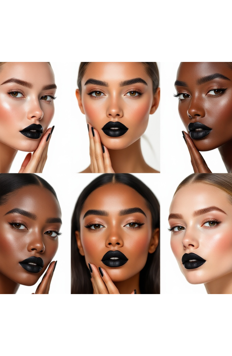 Ashunta Sheriff Beauty Vegan Multi Use Matte Creme Foxy Brown, Alternate, color, Raven