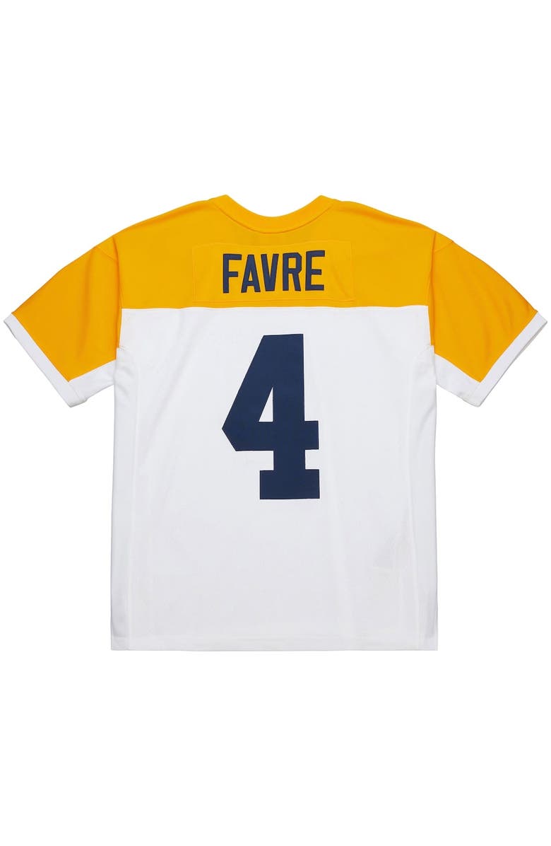 Mitchell & Ness Men's Mitchell & Ness Brett Favre White Green Bay Packers 1994 Legacy Replica Jersey, Alternate, color, White