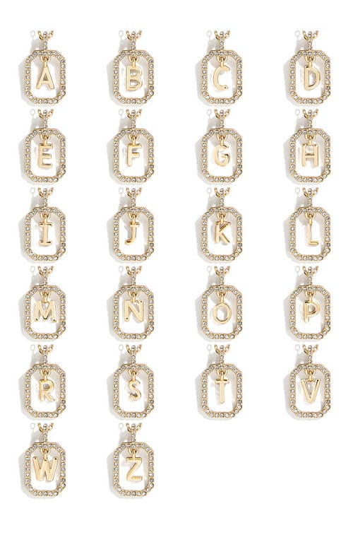 Shop Baublebar Alicia Intial Pendant Necklace