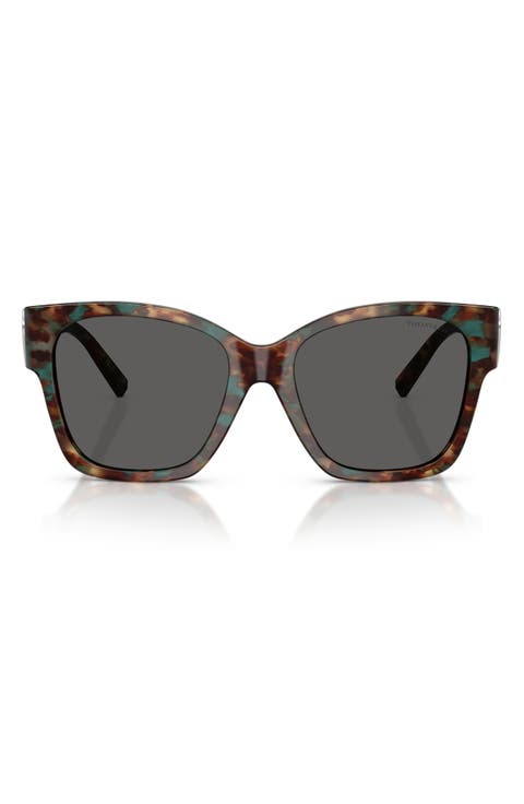 54mm Gradient Square Sunglasses