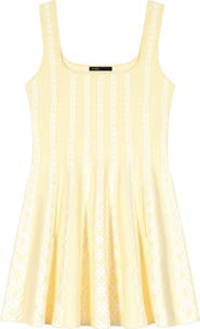 maje Jacquard knit short dress