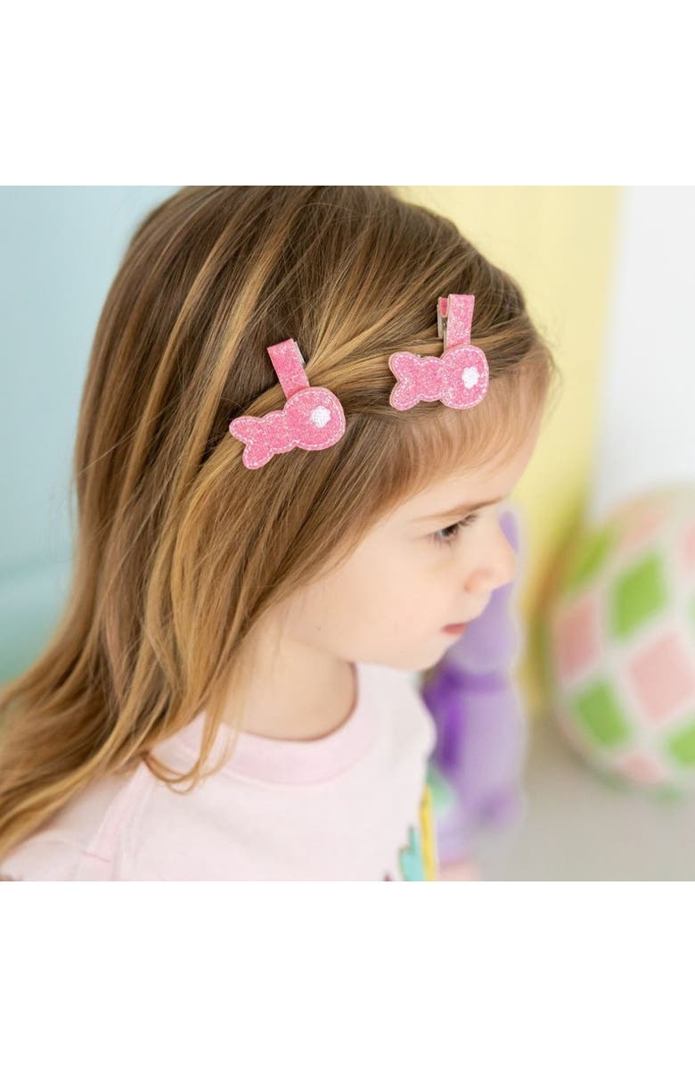 Sweet Wink Pink Peeps Easter Clip Set, Alternate, color, Pink