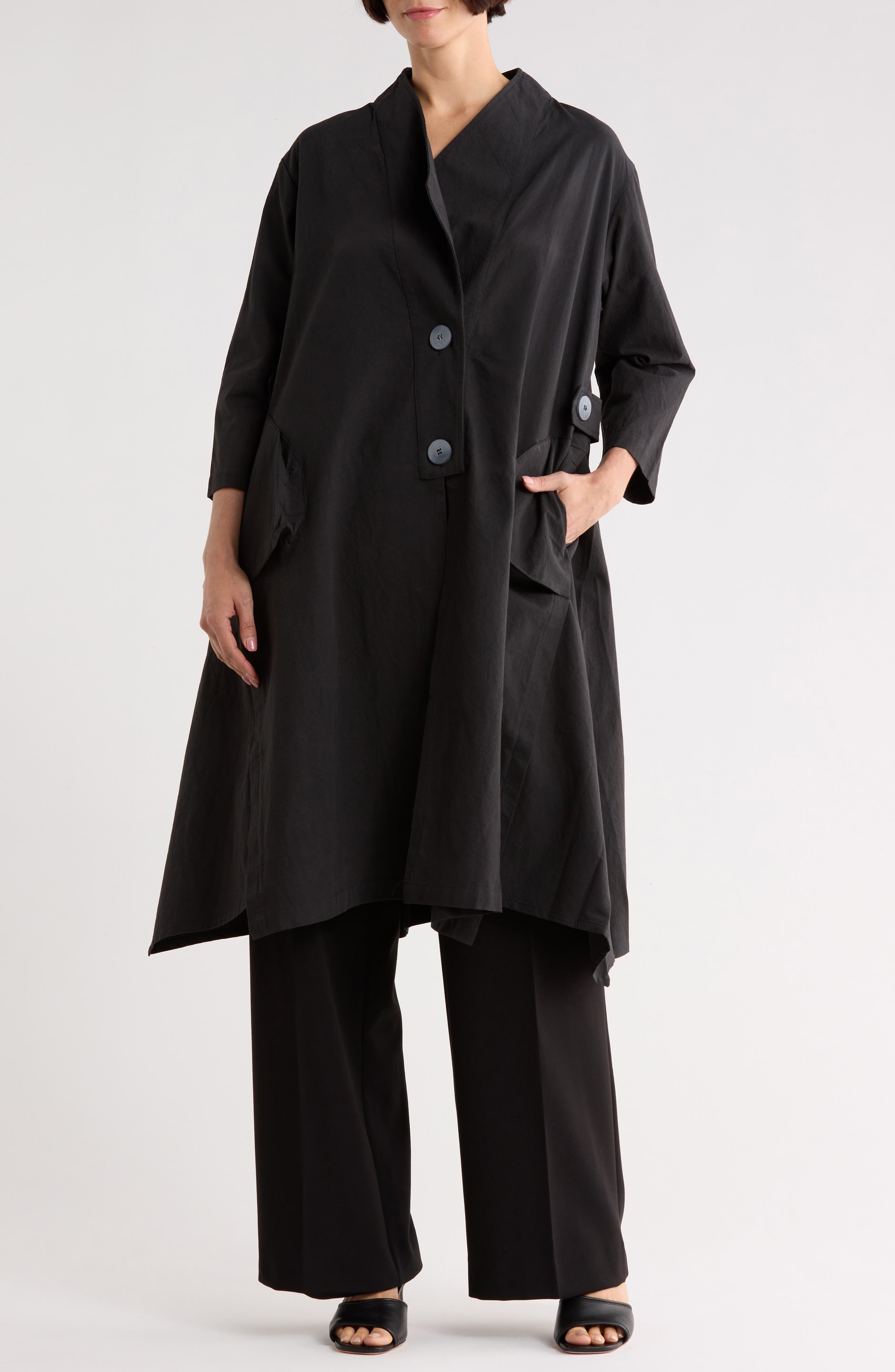 PATRIZIA LUCA Oversized Cotton Jacket