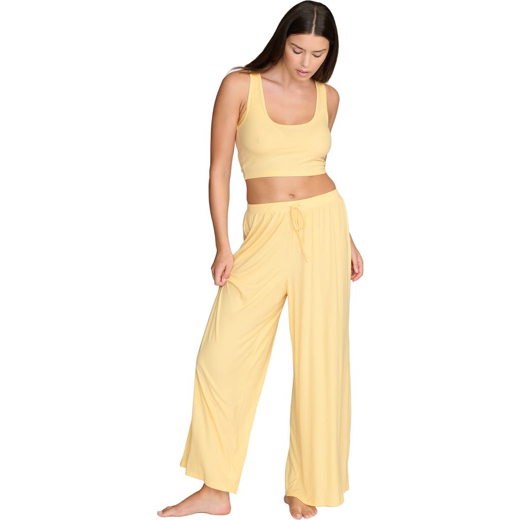 Cuup The Drawstring Pant In Yellow