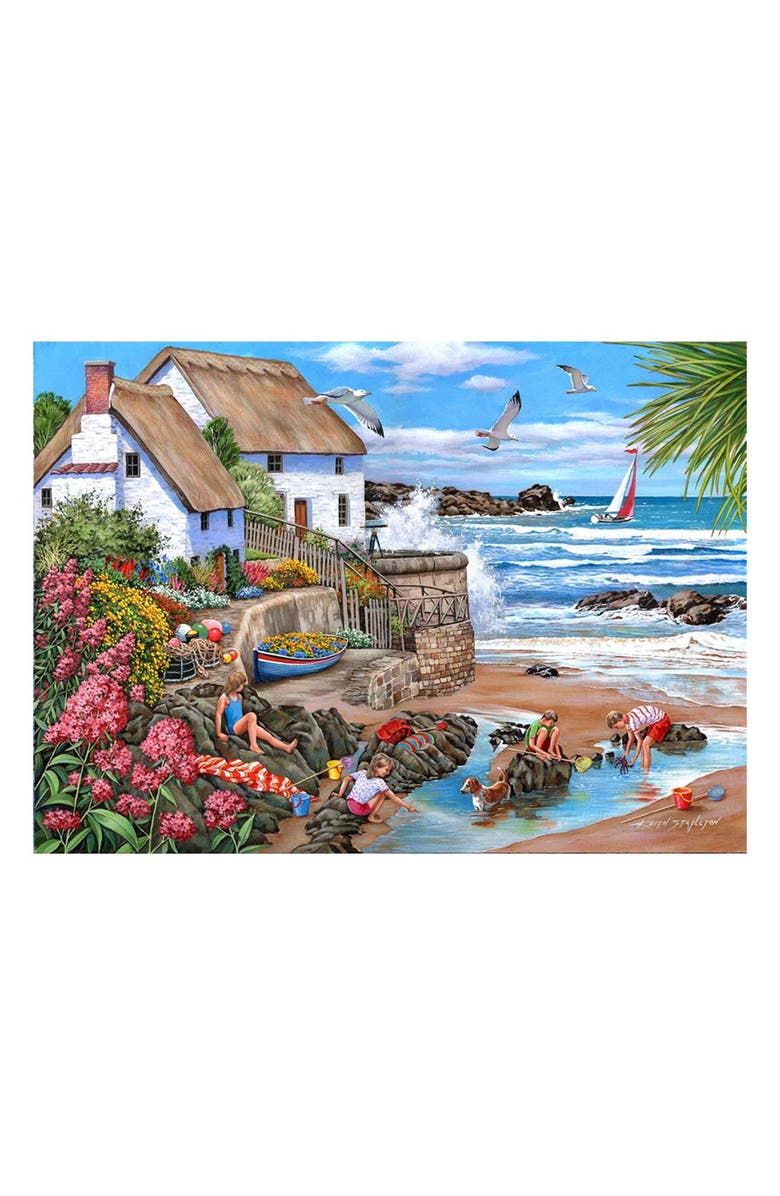 The House of Puzzles Seaspray Cottages 1000-Piece Jigsaw Puzzle, Alternate, color, 