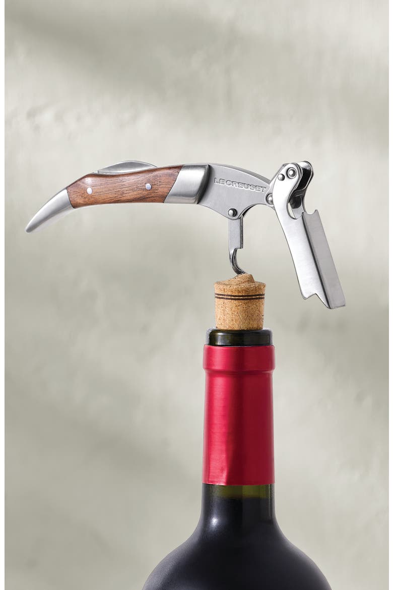 One-Step Waiter's Friend Corkscrew, Alternate, color, BROWN MULTI