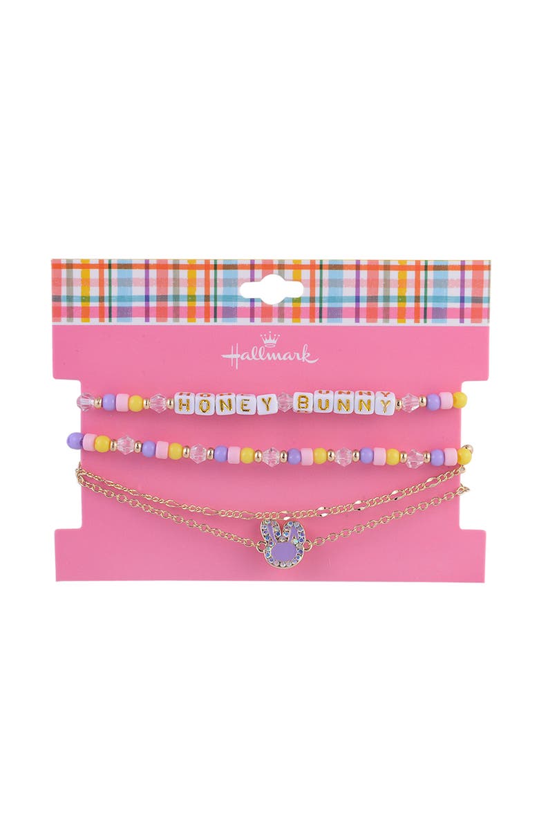 Hallmark 4pc Easter Bracelet Set, Alternate, color, Purple