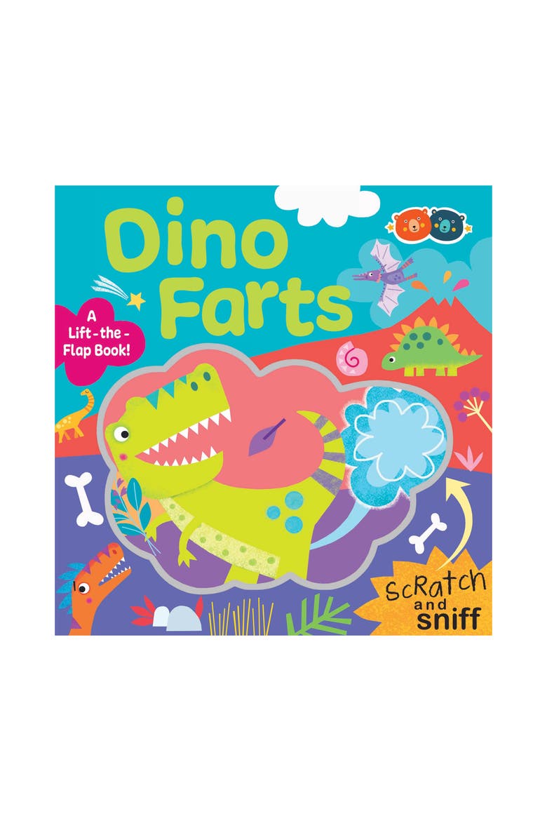 Scratch & Sniff Book, Dino Farts, Age 3+, Main, color, Multicolored