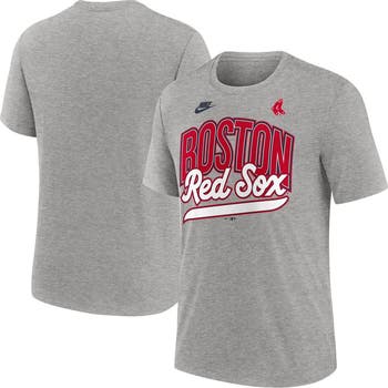 売れ筋商品|||ナイキ Tシャツ トップス レディース Men's Heather Charcoal Boston Red Sox We Are All Tri-Blend T-shirt Heather Charcoal mens-profile-heather-charcoal-